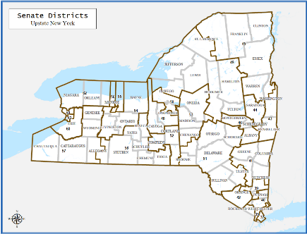 Senate Districts Upstate New York